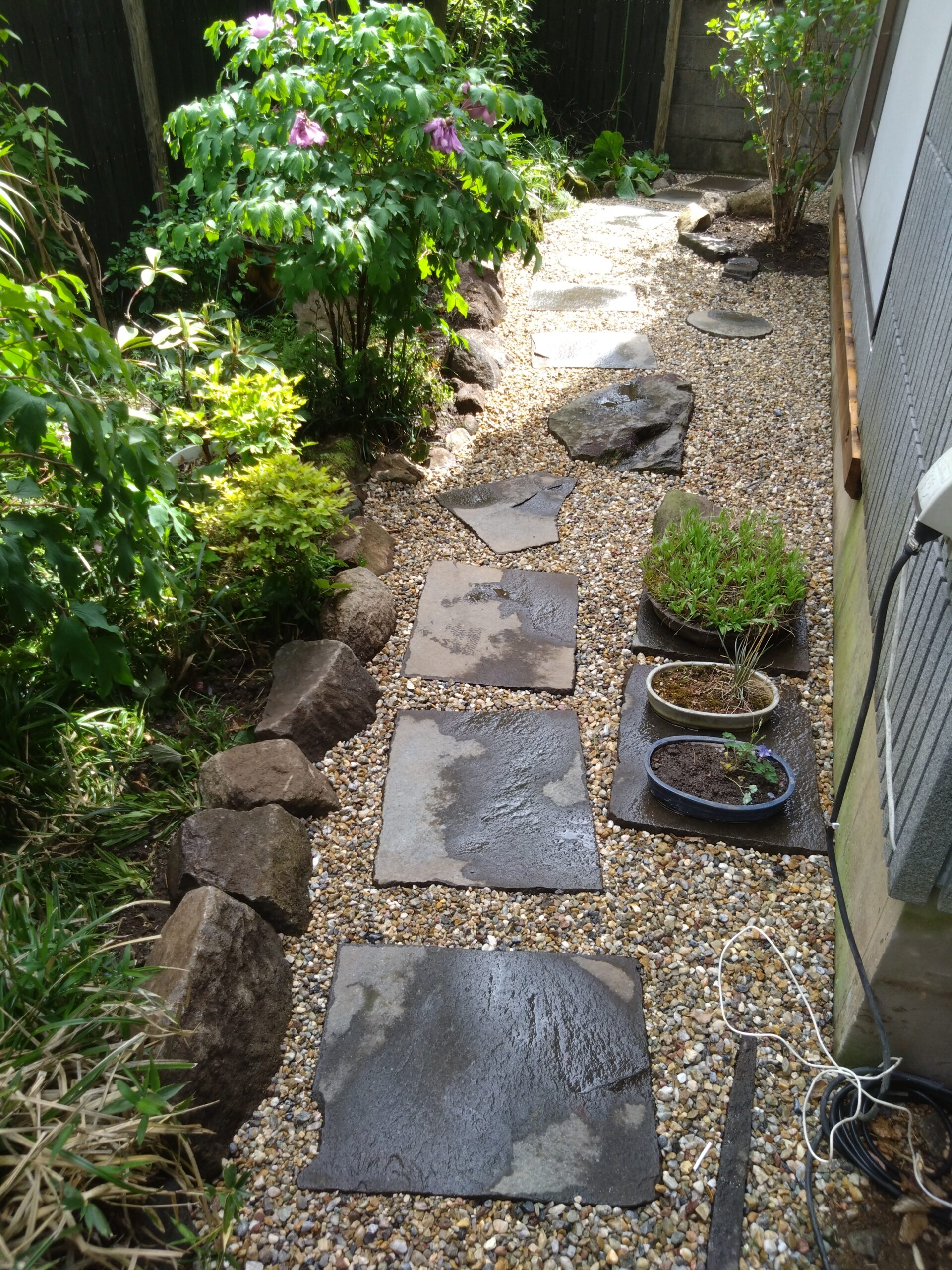 【長野県】お庭の造園工事を行いました